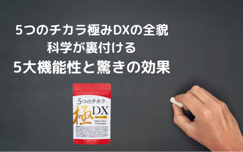 5つのチカラ極みDXの全貌：科学が裏付ける5大機能性と驚きの効果