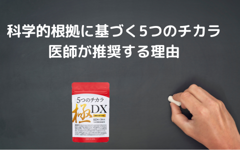 科学的根拠に基づく5つのチカラ：医師が推奨する理由